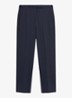 May slim fit broek met elastische taille aan de achterkant - Donkerblauw