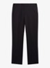 May slim fit broek met elastische taille aan de achterkant - Zwart