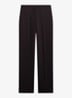 Mili mid waist slim fit pantalon - Donkerbruin