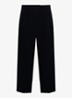 Mya high waist wide leg pantalon van fluweel - Groen