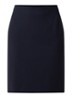 Minirok van stretchjersey - Donkerblauw