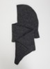 Alpha sjaal met capuchon 300 x 25 cm - Donkergrijs