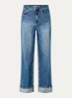 GZsara high waist wide leg jeans met steekzakken - Blauw