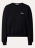 Sweater met logo- en backprint - Zwart