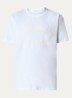 T-shirt met logoborduring - Wit