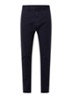 Glen slim fit chino van katoen - Donkerblauw