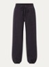 Glimpse high waist tapered fit joggingbroek met lurex - Antraciet