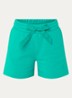 Nice high waist straight fit korte broek met steekzakken - Turquoise