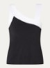 Sierra singlet met medium support - Zwart