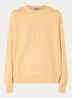 Tova sweater met logoborduring - Beige