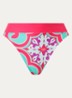Veronica hipster bikinislip met print - Fuchsia