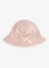 Bucket hoed met streepprint - Roze