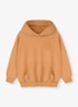 Hoodie van katoen - Oranjebruin