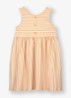 Jurk met streepprint - Orange