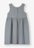Jurk met streepprint - Blauwgrijs
