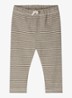 Legging met streepprint - Bruin