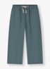 Loose fit broek met trekkoord - Staalblauw