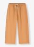 Loose fit broek met trekkoord - Lichtoranje