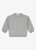 Oversized sweater met ronde hals - Grijsmele