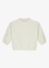 Oversized sweater met ronde hals - Gebroken wit