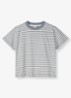 Oversized T-shirt met ronde hals - Antraciet
