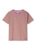 Oversized T-shirt met ronde hals - Lichtroze