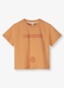 T-shirt met print - Orange