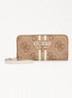 Laurell II Large portemonnee met logoprint - Camel