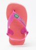 Brasil slipper met enkelband - Koraalroze