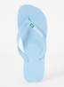Brasil slipper met logo - Lichtblauw