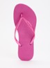 Slim slipper met logo - Roze