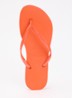 Slim slipper met logo - Orange