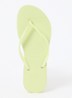 Slim slipper met logo - Lichtgroen