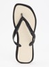 Slipper met logo - Zwart