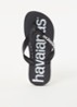 Top Logomania slipper - Zwart