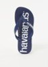 Top Logomania slipper - Donkerblauw