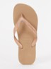 Top slipper met logo - Brons