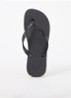 Top slipper met logo - Zwart