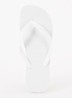 Top slipper met logo - Gebroken wit