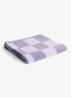Check badlaken 70 x 136 cm - Lavendel