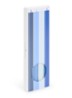 Hexagon kaars set van 4 - Donkerblauw