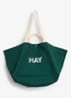 Shopper met logo - Groen