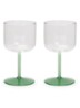 Tint wijnglas 25 cl set van 2 - Groen