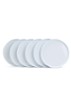 Max dinerbord 25 cm set van 6 - Wit