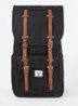 Little America rugzak met 16 inch laptopvak - Zwart