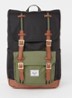 Little America rugzak met 16 inch laptopvak - Bronsgroen