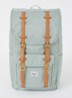 Little America rugzak met 16 inch laptopvak - Lindegroen