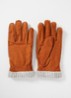 Joar handschoenen van nubuck - Camel