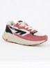 Shadow sneaker met suède details - Rood