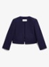 Elize bolero met structuur - Donkerblauw